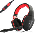 High Quality 3.5mm Gaming stereo Headset Noise-reduction Headphone Gaming Gamer Headset with MIC, flat cable